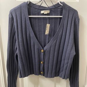 Navy aeropostale cardigan